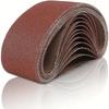 10PCS/Set 533*75mm Sanding Belts 60-240 Grits Wood Soft Metal Polishing Sandpaper Abrasive Bands For Belt Sander Abrasive Tool