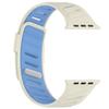 Dvoubarevný sportovní řemínek pro Apple Watch Ultra 3/2/1 49mm 41 42 45 44 46mm prodyšný silikonový pásek pro Iwatch řadu 11 10 9 8 7 SE