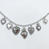 Silver Plated Sacred Heart Chokers Necklaces Chain Necklace  Women's Jewelry