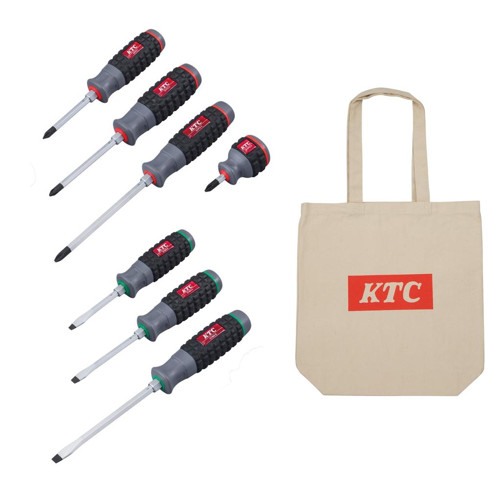 Kyoto Machinery Tools Sada ovladačů na rukojeť z pryskyřice KTC součástí balení (KTC) (přes typ) [7 kusů]