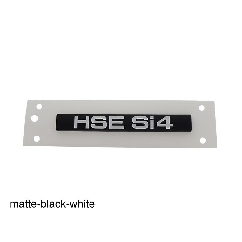 3D Premium HSE Si4 Edition for England UK SUV Off Road car Engine Hood Fender trunk Tail Rear Decal Emblem Badge Sticker