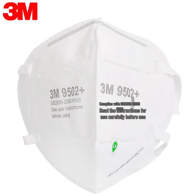 3M 9502+ KN95 Industrial Dust Mask (50-Pack) One Size