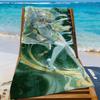 Game Genshin Impact Zibai Towel Sports Quick Dry Travel Camping Gear Sandproof Soft Light Large Beach Towel