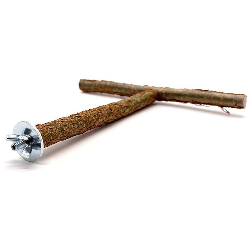 

Птица Попугай Клетка Игрушки Обучение Т-образная жердочка Шлифовка Жевание Попугай Натуральный Деревянный Подставка Игрушка