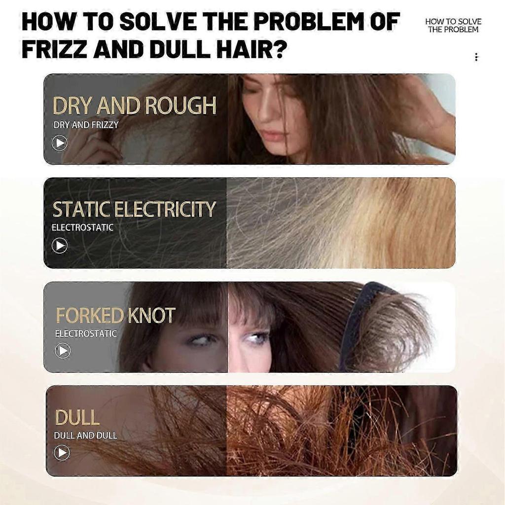 Limited time!! Hair Mask Conditioner - Moisturizes, Improves Frizz From Dyeing And Perming, Smooths, Volumizes, And Repairs Hair New Arrival S07