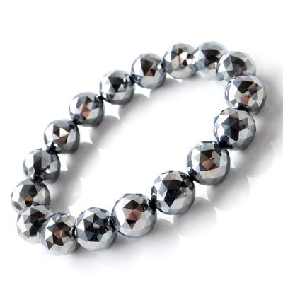 Armband aus 100-seitigem Terahertz-Erz im Sternschliff, Reinheit 12 mm, wird in einer Spezialbox geliefert. Innendurchmesser [GOLDSTEIN] ca. 99,9999 %. 16.5cm