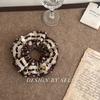 Scrunchie Multi Styles Floral Plaid Soft Fabric Minimalist Versatile Women Hair Tie Hair Accessories