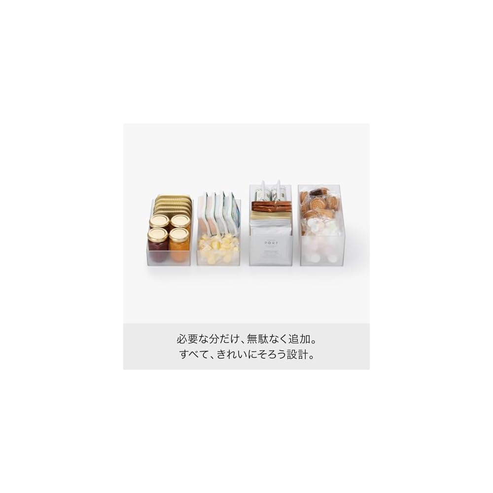 Like-it Tidy-Up Box, Shallow Inner Type, TD-01 White - A versatile storage box that neatly