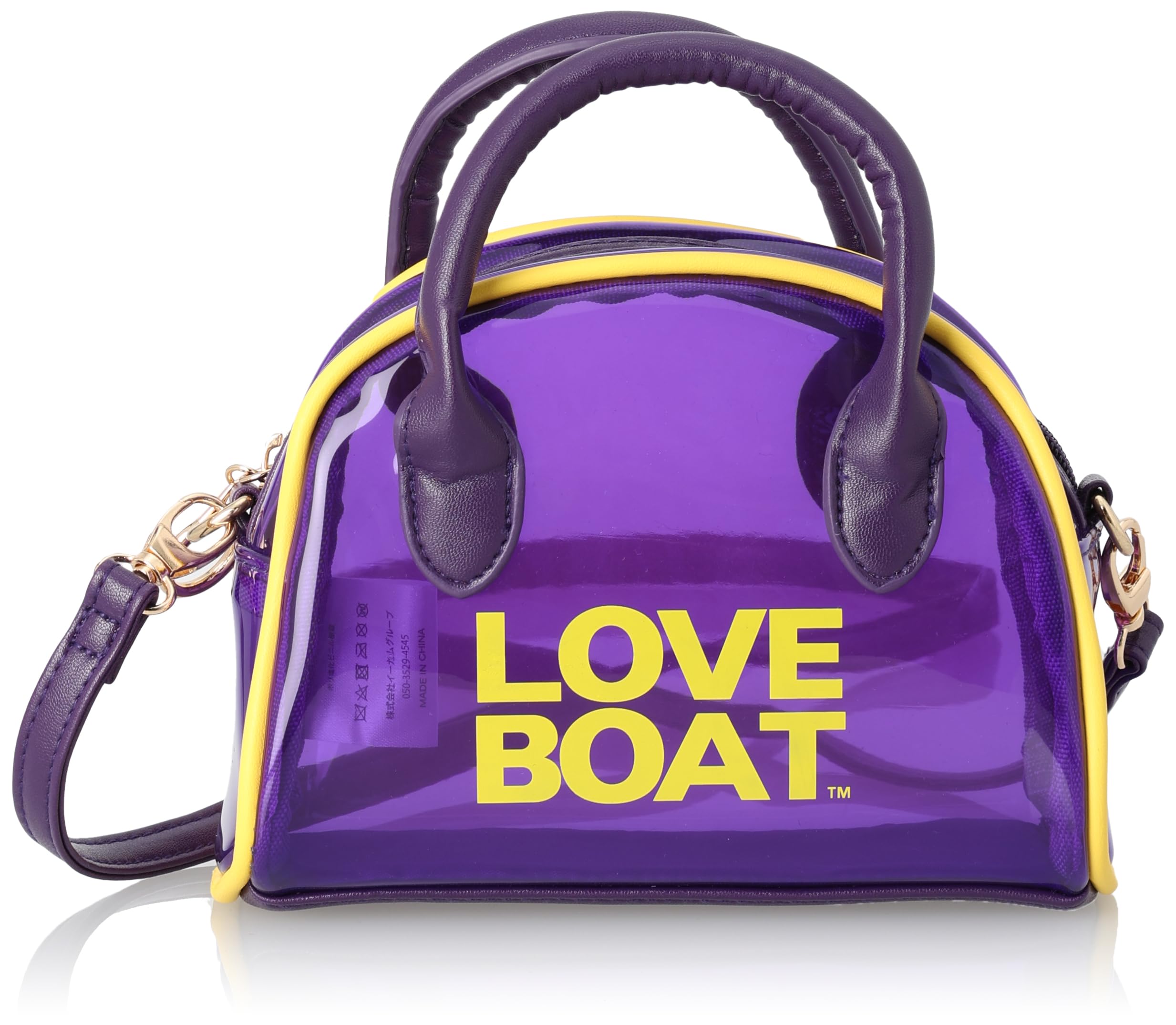 

Clear Shoulder Bag for Women Purple [Love Boat] LB-CSD01 фіолетовий