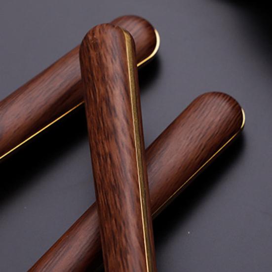 Tableware Solid Rust-Proof Faux Wood Handle Stainless Steel Spoon k Knife Household