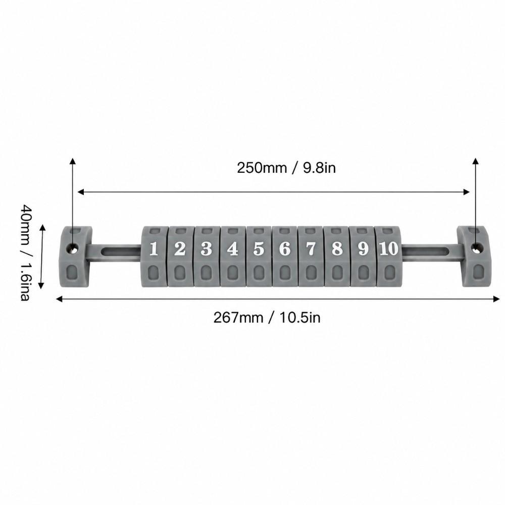 2PCS 10 Numbers Table Football Score Counter Game Score Counter for Standard Foosball Tables