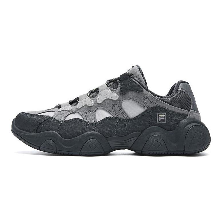 Fila JAGGER 2025 Wear Resistant And Lightweight Low Top Casual Shoes Men's Gray F12M541133FFD