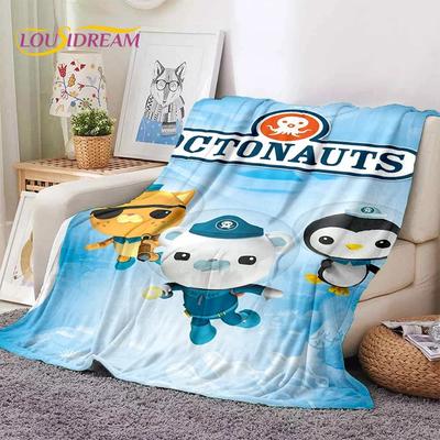 The Octonauts Barnacles Cute Cartoon Soft Flannel Blanket for Bed Bedroom Sofa Picnic,Throw Blanket for Outdoor Leisure Nap Gift