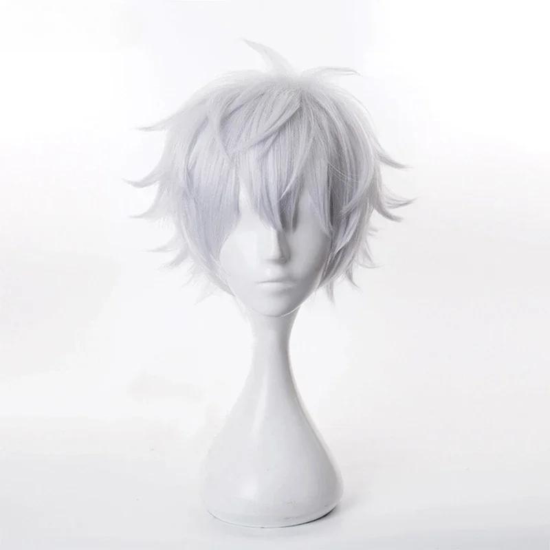Anime Gojo Satoru Cosplay Uniform Jujutsu Kaisen Gojo Satoru Cosplay Kostuum Middelbare School Uniform Pruik Pak Halloween Kostuums M