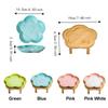 Large Capacity Ceramic Elevated Cat Bowl Cervical Spine Protection Anti-slip Pet Food Bowl with Wood Stand Anti Tipping