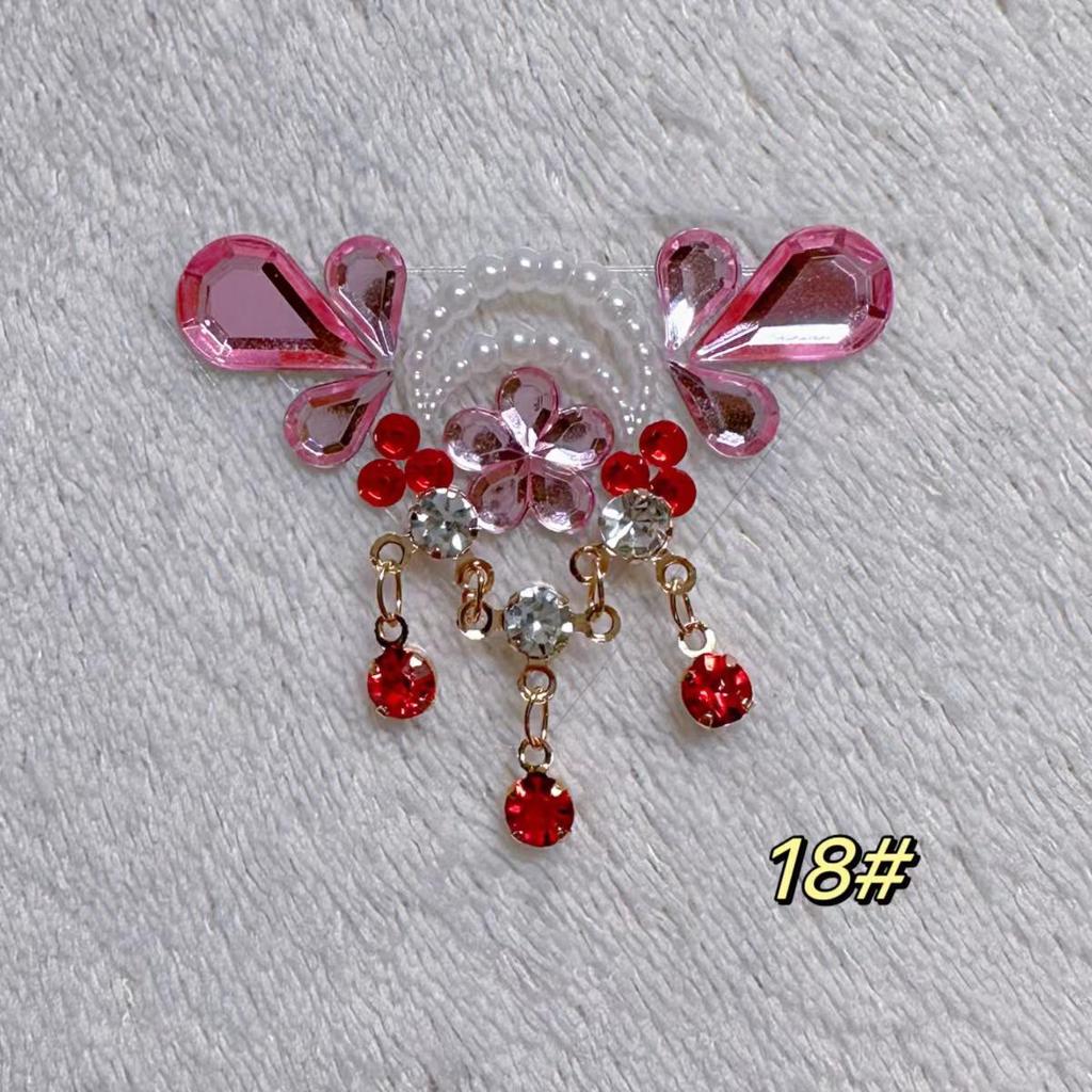 Self-Adhesive Children's Forehead Stickers for Princess Makeup and Ancient Costume Stage Performance