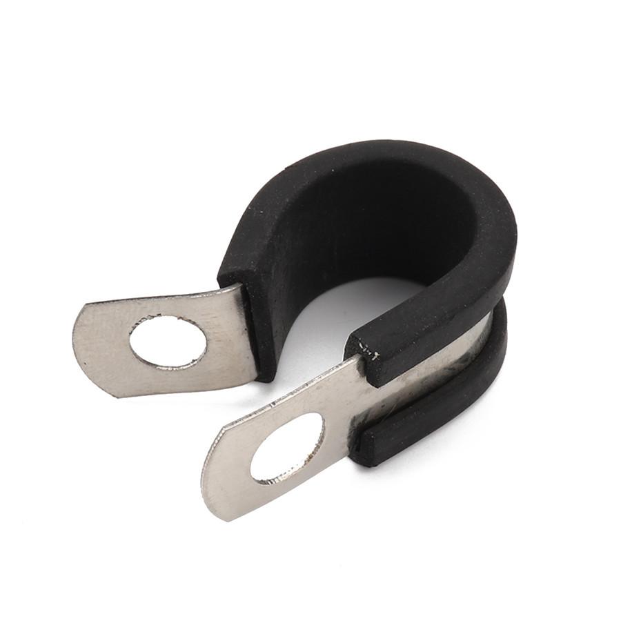 50Pcs Cable Clamps 1/4-In 1-In 3/8-In Assortment Kit Rubber Cushion Insulated Cl