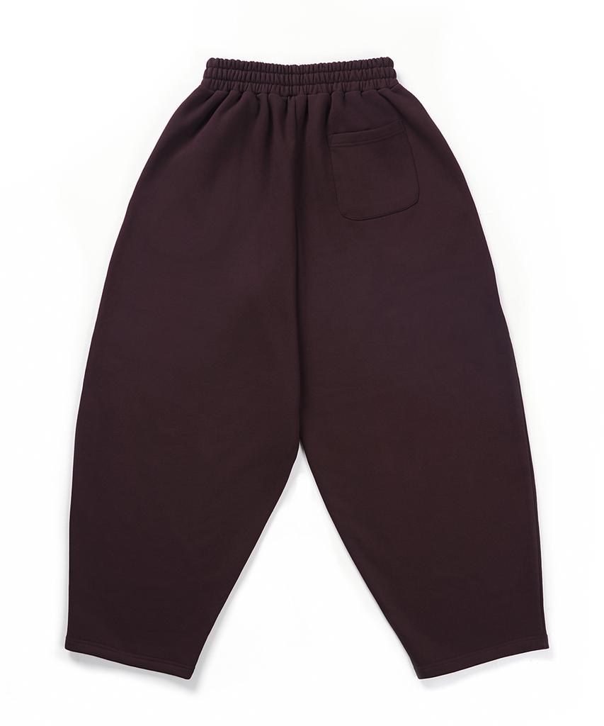 GAKKAI UNIONS Double Four-Star Balloon Pants Burgundy