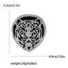 Rhinestone Tiger Head Brooches for Women Unisex Pearl Bear Pins Wolf Lapel Pins Banquet Party Backpack Gifts Jewelry Accessories