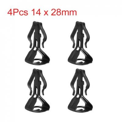 Car Dashboard Retainer Console Trument Panel Metal Clips 14 X 28mm 4pcs