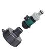 PVC Bulkhead Fitting Water Tank Replacement Spigot Drainage Faucet Connector for Rain Barrels Aquariums Ponds