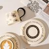 Luksusowy Zestaw Retro Ceramicznej Filiżanki do Kawy i Spodka na Popołudniową Herbatę - Eleganckie Pudełko Prezentowe w Zestawie