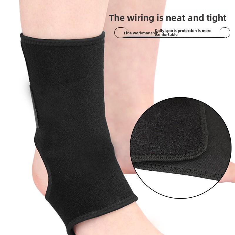 

Эластичные компрессионные ремни, Футбол, Баскетбол, Защита голеностопа для бега, Защитное снаряжение, Дышащая защита стопы, Спортивная защита голеностопа чёрный