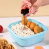4Pcs Mini Sauce Bottle Refillable Ketchup Honey Salad Containers Bottles Portable Sauce Jars Lunch Box Dressing Dispensers Box
