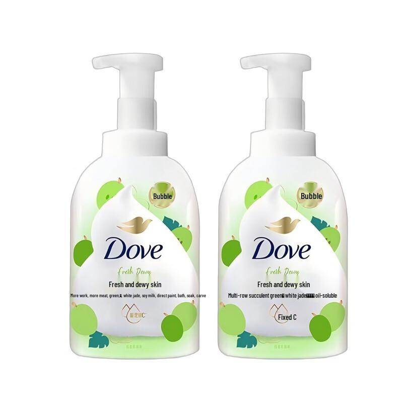Dove Green Grape & Soy Milk Shower Foam 2-Pack