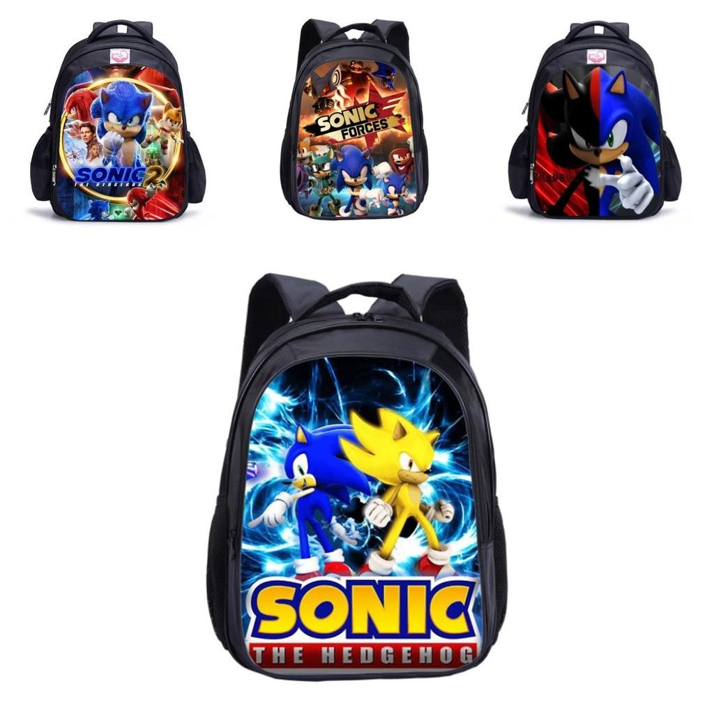 Sonic Waterproof Student Backpack With Large Capacity For Kids Outdoor Travel