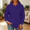 Women's Fashion Casual Loose Fit Color Hoodie
