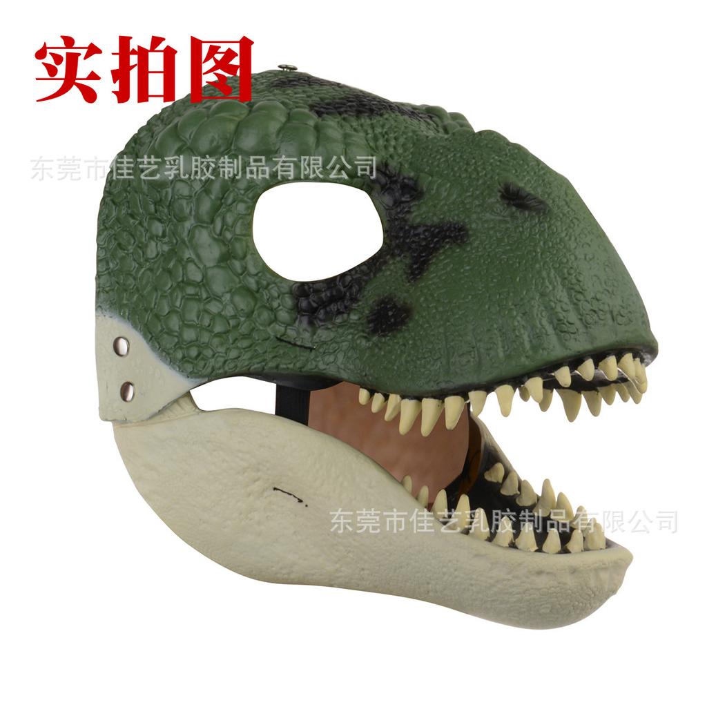 Halloween dinosaur mask with moving mouth Christmas Animal Tyrannosaurus Rex Dinosaur Mask Headgear