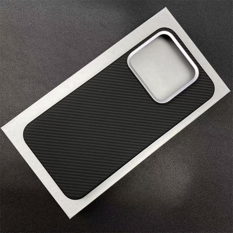For Realme GT 8 Pro Case Aramid Carbon Fiber For MagSafe Magnetic Case Thin Carbon Cover Metal Lens Frame Phone Shell
