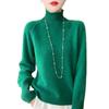 WTEMPO Autumn and Winter Semi High Neck Sweater Loose Knitted Top and Pullover Knit Sweater