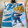 Coperta in Flanella con Stampa Personaggi Dragon Ball, Alta qualità Confortevole per Tutte le Stagioni, Arredamento per la Casa, Calore e Comfort, Perfetta per Regali di Natale