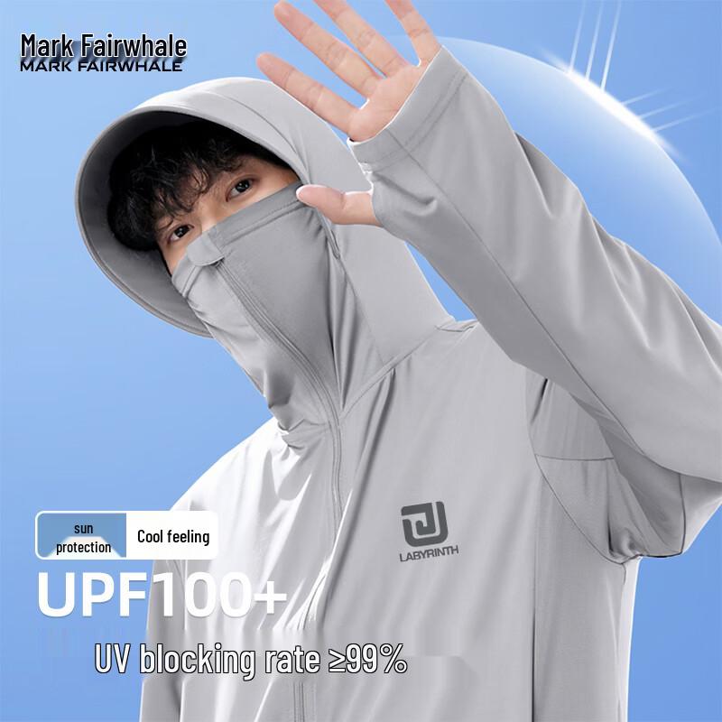 Mark Fairwhale Men s Ice Silk Sun Protection Hoodie M