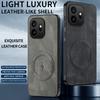 Luxury Leather Texture Wireless Charging Magnetic Case For OnePlus 15T OnePlus15T 5G ShockProof Phone Cover
