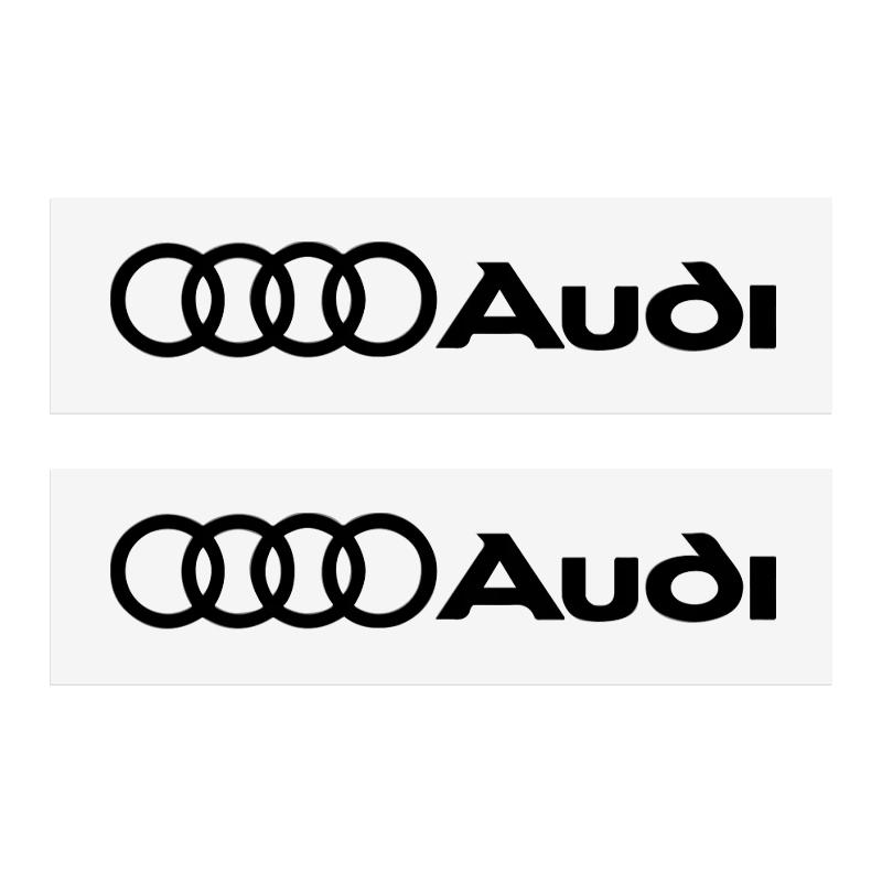 For Audi Sline quattro RS A4 B5 B6 A3 A5 A6 C6 C5 A1 A7 A8 Q2 Q3 Car Body Window Trunk Decoration Stickers Auto Accessories