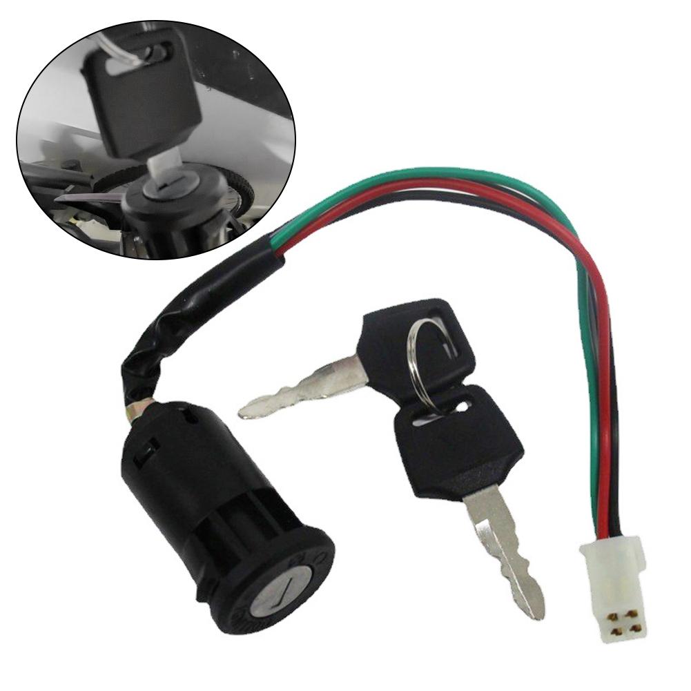 ABS Metal Switch Black Ignition Key Car Accessories