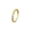 Swarovski Matrix Round Cut Crystal Ring for Women Gold 50