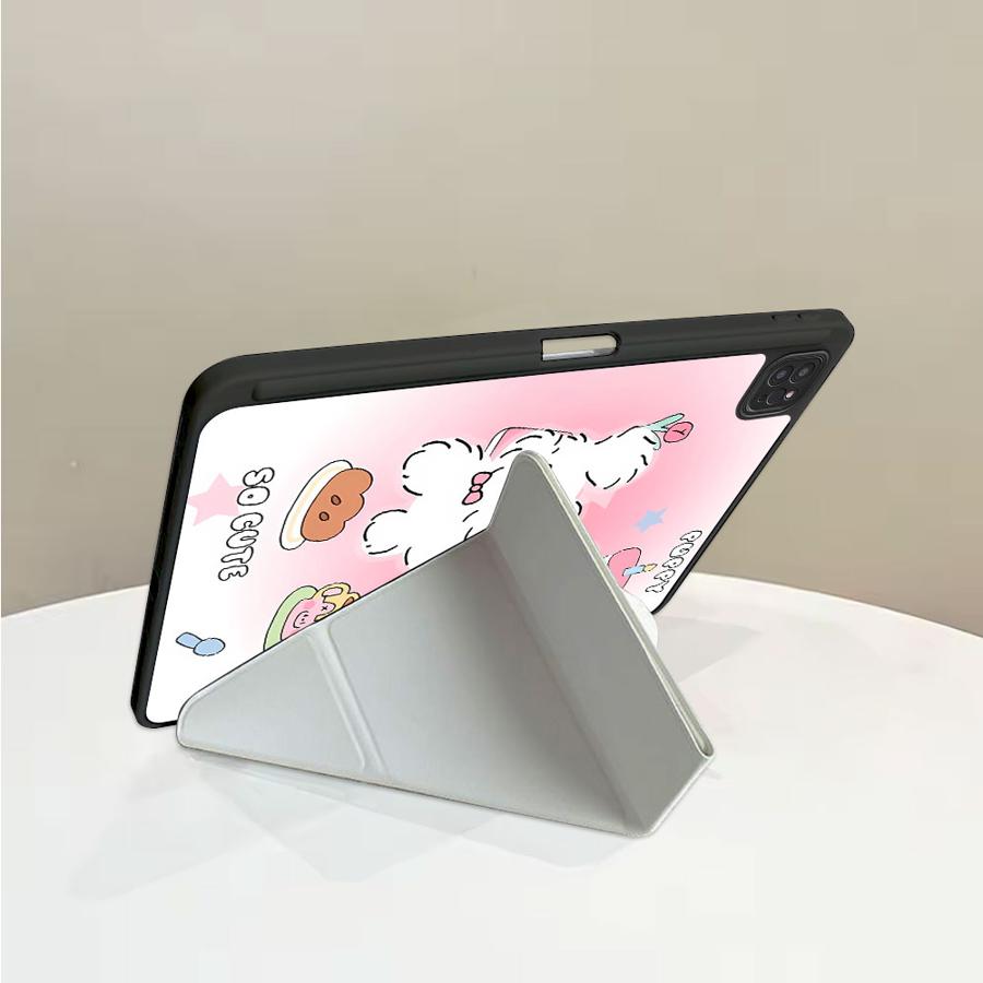 Cute Dog Cool Tablet Case For iPad Pro 11th 10th 9th 8th 7th 12.9inch Air 4 5 M3 M2 1 2 M4 11inch Pro 2025 Mini 6 7 Holder Cover