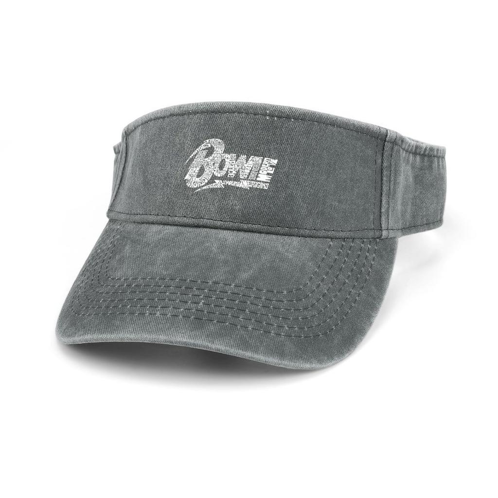 David Rockstar Sänger Sonnenblende Leaky Top Cowboyhüte Unisex Damen Sport Baseball Tennis Golf Caps Open Top Custom Hat