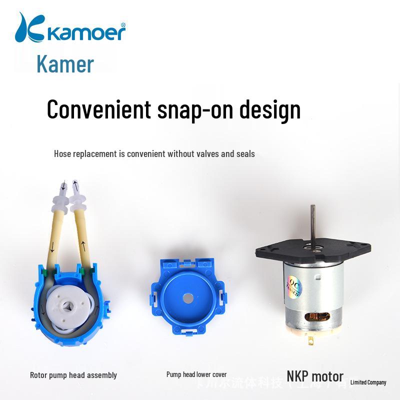 Kamoer Multi-Voltage Mini Water Pump: Self-Priming, Mini Circulation, Soap Dispenser, Peristaltic Pump.