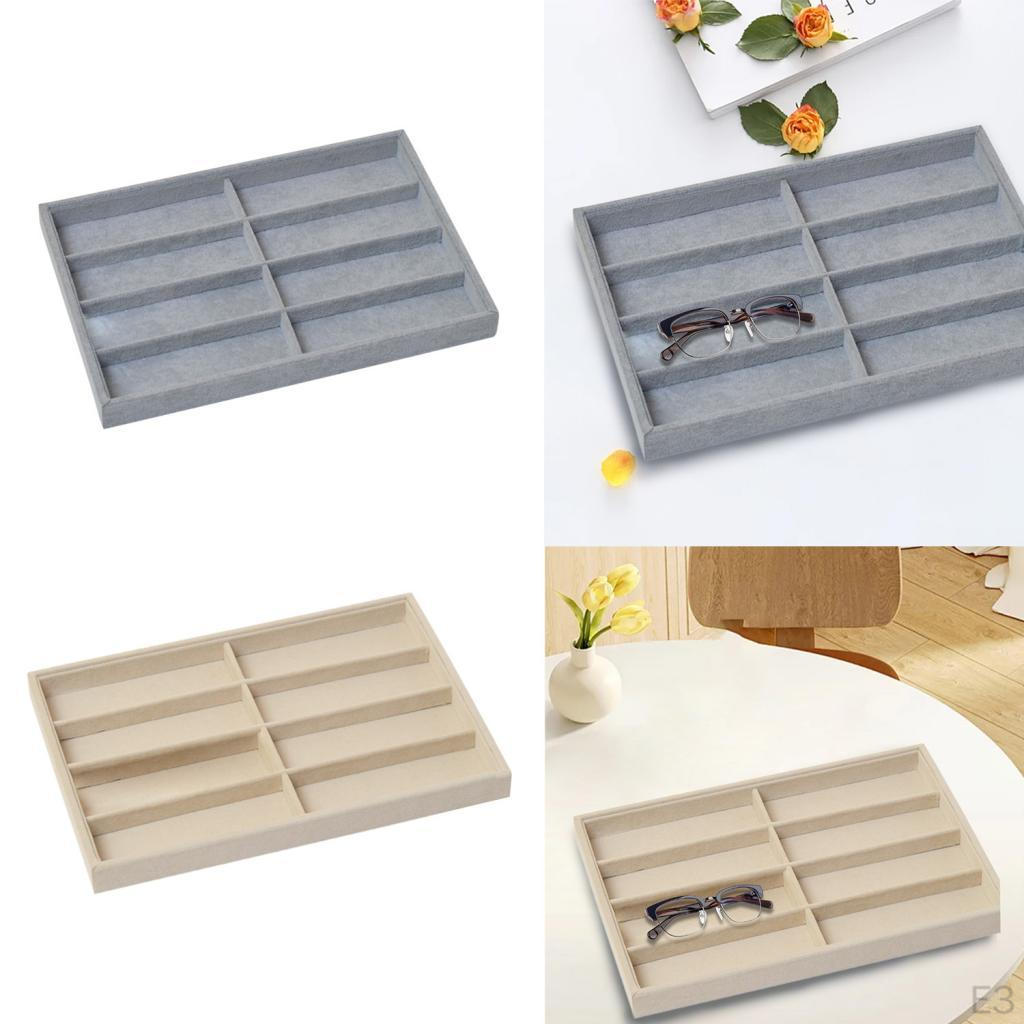 Tavă de expunere pentru ochelari pentru depozitarea ochelarilor de vedere și a ochelarilor de soare în spațiul de locuit