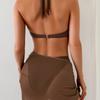 Apron 3-piece bikini vintage sexy lace-up swimsuit women's swimsuit