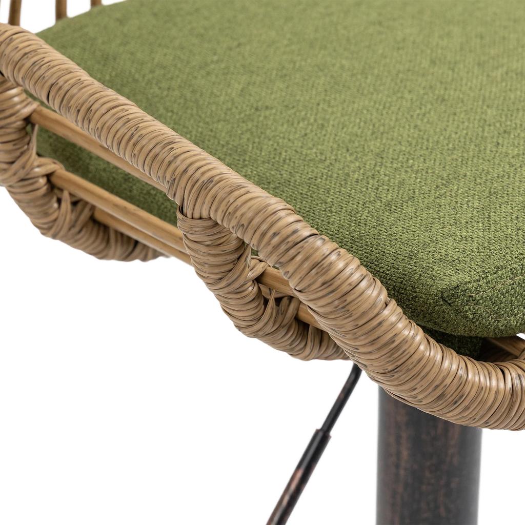 The Modern Bar Stool Set Consists of Two Adjustable Footstools, Suitable for Kitchens and Dining Rooms