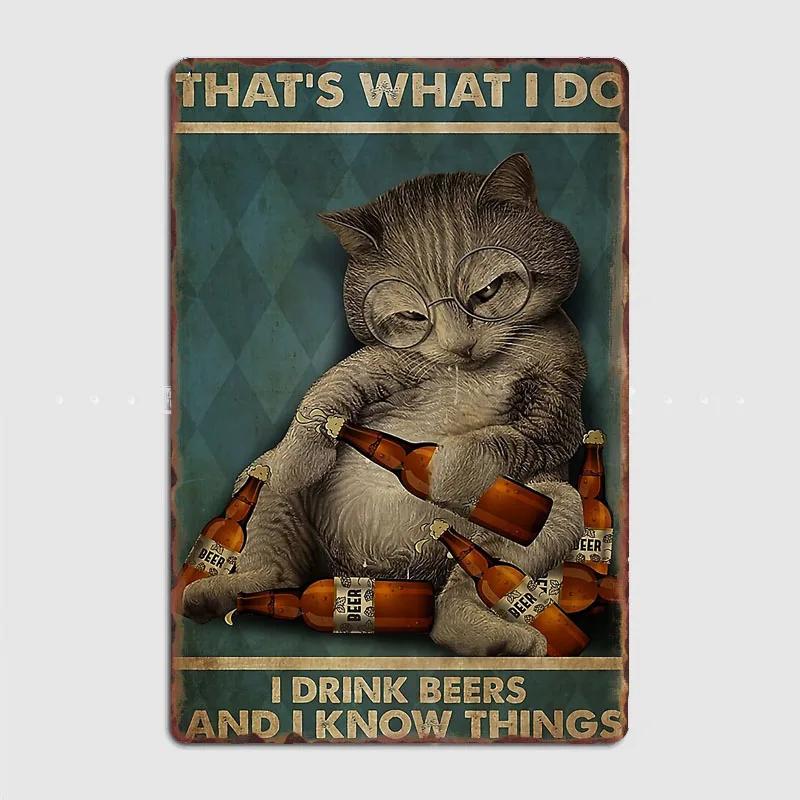 Black Cat Coffee Because Murder Is Wrong Funny Gifts For Cat Lover Metal Plaque Poster Wall Decor Kitchen Tin Sign Posters