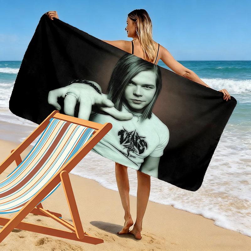 Georg Listing Druck Strandtuch, Großes Weiches Schnelltrocknendes Handtuch für Strand Camping Schwimmen