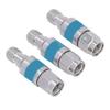 3 Pcs RF Coaxial DC Block 2W SMA Male to Female Stainless Steel 2dB RF Coaxial Attenuator