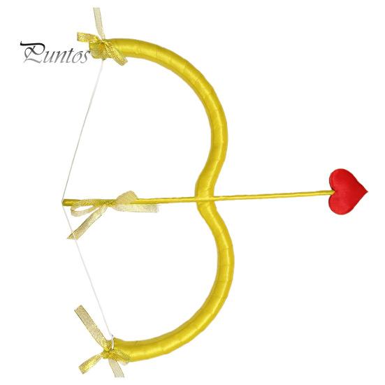 

Лук и стрелы Купидона, реквизит, лук в форме сердца, декор для Дня святого Валентина, фотосъемка, сценический костюм, реквизит для выступлений жёлтый